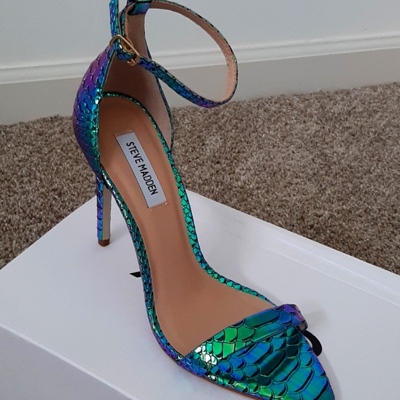 Steve madden multicolored snake heel - Picture 1 of 3